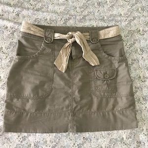 The North Face khaki skirt
